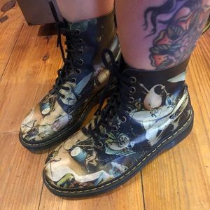 Heironymous Bosch Doc Martens, 2013 women’s size 10